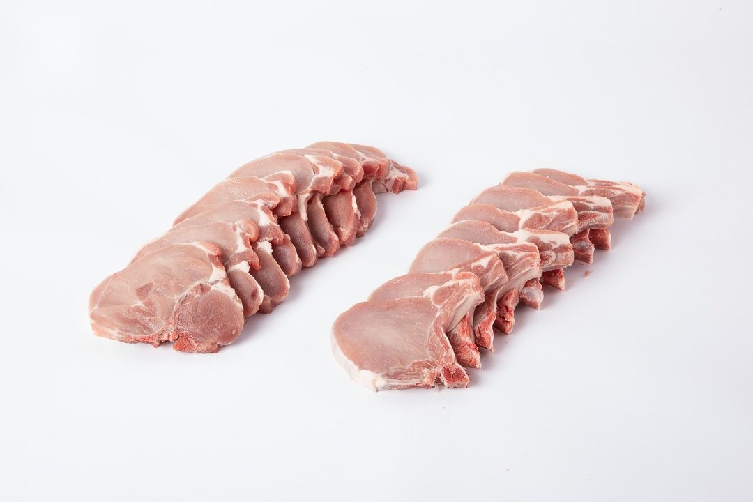 Loin sliced